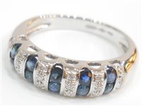 Anello Bliss Donna in Oro bianco Zaffiro 0.66 Ct 3100900-15 - 3100900-15